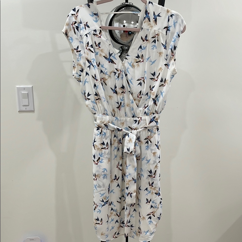 DR2 ptinted Wrap Dress